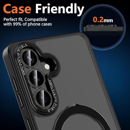 Image of JGD PRODUCTS Premium Camera Lens Protector Compatible For Samsung Galaxy S26 5G (Black) Camera Lens Protector - 9H Tempered Glass, Military-Grade Anti-Scratch, Case-Friendly, Easy Install Frame