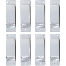 8 Pack Shipping Container Air Vent, Cross Flow Ventilation,Reduce Heat and Humidity for Cargo Shipping Containers - Light Grey