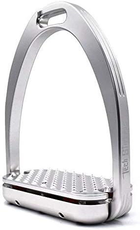 TECH STIRRUPS - APHRODITE COMFORT PLUS (DRESSAGE) - SHOCK ABSORBING STIRRUPS (Silver)