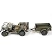ROCHOBBY Trailer for 1/6 1941 MB Scaler RC Car Vehicle Models ABS