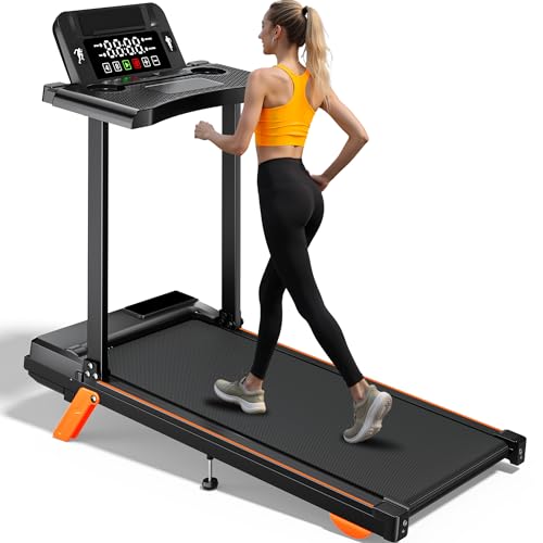 12% Incline Walking Pad Treadmill with Desk