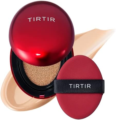 TIRTIR Mask Fit Red Cushion #23N Sand 0.63oz (18g) 72-Hours Long Lasting Full Coverage Foundation Makeup