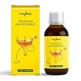 heybee® Propolis Hustensirup 100 ml – mit Propolis-Extrakt, Thymian, Grindelia & Eibischwurzel – alkoholfrei, lindert Hustenreiz & löst Schleim - ab 2 Jahren (1)