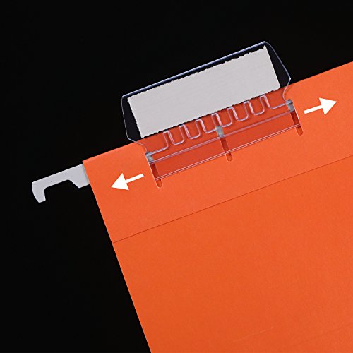 File Folder Tabs, 120 Hanging File Folder Tabs And 120 Inserts For Quick Organize And Identification Plastic Hanging Files, 2 Inch, Easy To Read() #TOP3