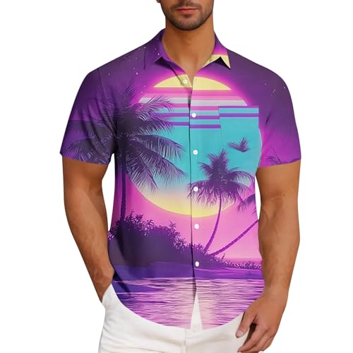 T-shirt hawaïen amusant homme pour en finir avec la chaleur étouffante de l'été sur la plage