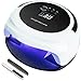 O'Vinna 180W Lampe à ongles LED UV, Lampe UV Ongles Gel, Lampe Led Ongle Avec Capteur Automatique, 36 Lumières LED, 10/30/60/99s et Mode de Soin des Mains, Écran LCD…