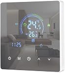 Thermostat intelligent, mode automatique manuel hebdomadaire programmable Smart Thermostat Smart Home avec bouton tactile LCD Écran pour les systèmes de chauffage à l'eau (chauffage à eau)