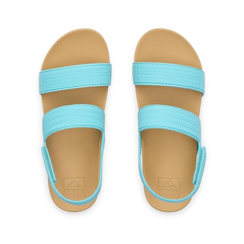 Image of REEF Girls Kids Water Vista Platform Sandal, Water Friendly, Adjustable Strap