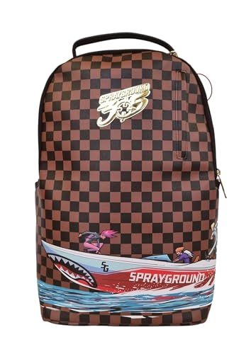 SPRAYGROUND Limited Edition 910B6359NSZ 305 Cigar Boat Backpack, brown, Taglia unica