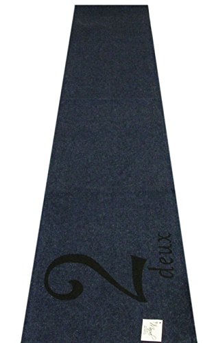 SHADES OF BLUE DENIM RUNNER 13X72