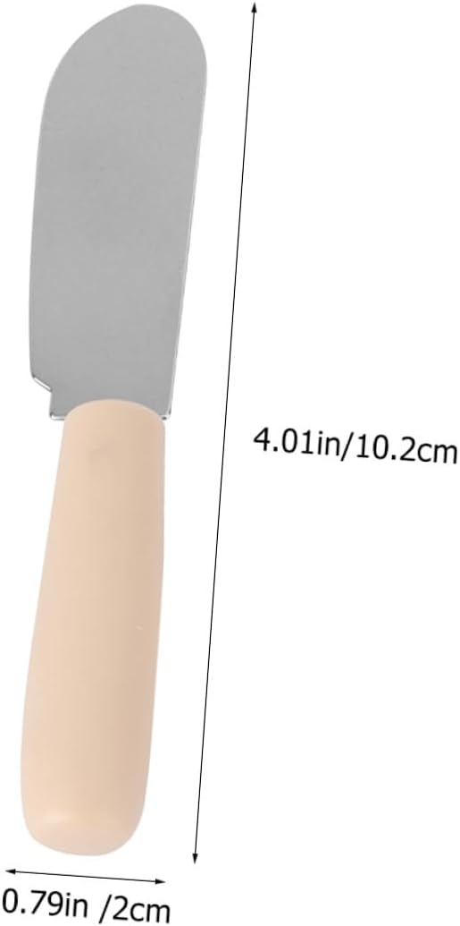 Cabilock 30pcs Non-stick Knife Ergonomic Butter Spreader Knives Kitchen Cheese Light Weight Butter Spreader Cutter Baking Mixing Tool