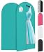 Your Bags Tiffany Dress and Gown Garment Travel Bags - 54" x 24" -Women's, Hanging Window