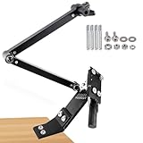 Aurorasters New Upgrade Large Size Mower Blade Sharpener 15°-45° Adjustable Frame with Ball Bearing 25mm Enlarged Handle Lawn Mower Blade Sharpener for Straight and Standard Lawnmower Blades- Black