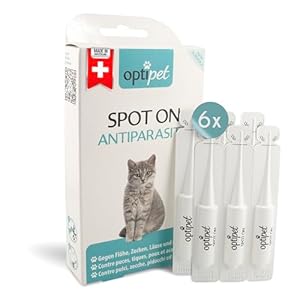 OptiPet Katzen Spot On Pipetten 6x1ml Parasitenschutz