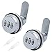 2 Pcs serrures à combinaison Serrure de sécurité à usage intensif Serrure à mot de passe à combinaison à 3 chiffres Verrouillage à came Verrouillage en alliage de zinc pour porte de tiroir armoire
