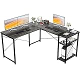 Homfio L Shaped Desk Computer Office Desk with Shelves Corner Computer Desk Large Gaming Table...
