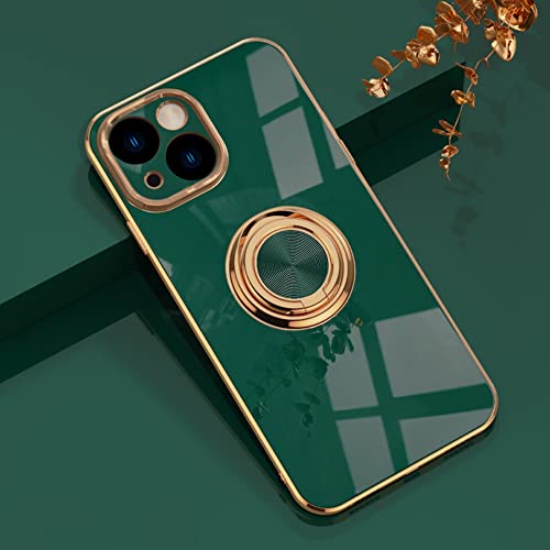 EYZUTAK Electroplated Magnetic Ring Holder Case
