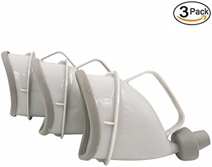 ZhengYa 3pack Portable Male Female Funnel Device urinals Women Man Unisex Travel Camping Pee Urinal Toilet Outdoor Emergency Sitting Standing Urination Reusable Potty