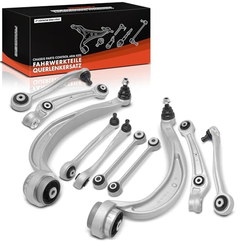 Frankberg 10x Control Arm Kit Front Compatible with A4 Avant 8K5 Q5 8RB A4 8K2 A4 Allroad 8KH A5 Sportback 8TA A5 8T3 A5 Cabriolet 8F7 Replace# 8K0407509A, 8K0407506A