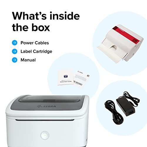 Zebra Zsb Series Thermal Label Printer - Small Home Office Wireless Labeling For Address, Folders, Shipping, Barcodes. Compatible W/Ups, Usps, Shopify, Ebay, Fedex, Amazon, Etsy - Zsb-Dp14-4-In Width #TOP4