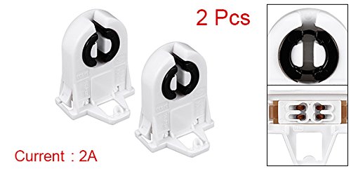 Amazon.co.jp: uxcell T8/T12 蛍光灯ホルダー ランプソケット G13