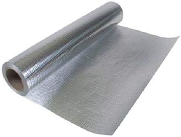 US Energy Products 1000 sqft Radiant Barrier Double Sided Diamond Series Perforated Attic Foil Insulation 48" X 250 Reinforced Scrim .22mm Thickness