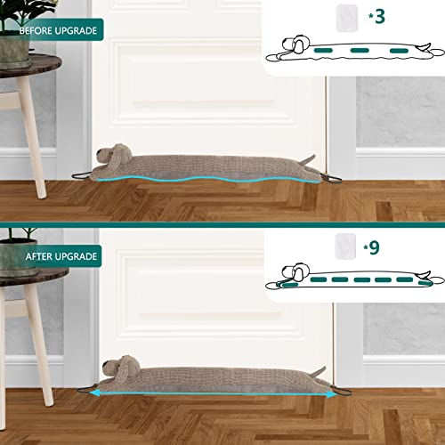 Marwood Under Door Draught Excluder Decorative Wind Stopper 122cm for Door & Window - Image 4