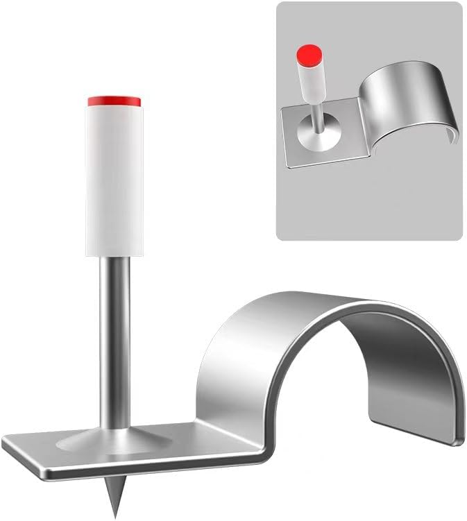 100pcsManual Steel Nails Wall Fastening Cable ducts Fixed Slotting Device Nail Gun Parts kit (16mm)…