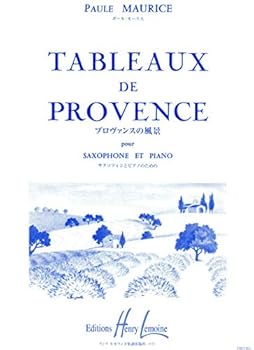 Sheet music Tableaux de Provence (English and French Edition) Book