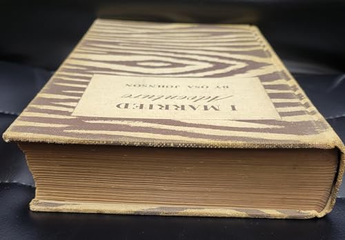 I Married Adventure B000C4SFHO Book Cover