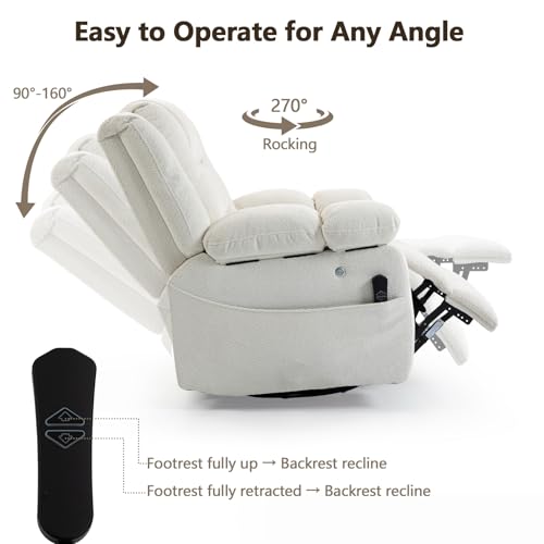 Sillón Plegable Blanco miniatura 3