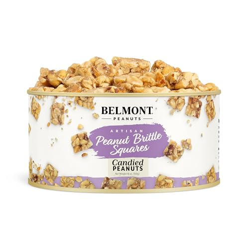 Belmont Peanuts Gourmet Peanut Brittle Candied Peanuts, 18 oz