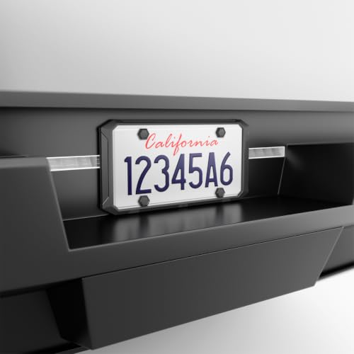Image of Spigen Rugged Car License Plate Frame Holder [1 Pack] - Black