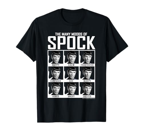 Star Trek: The Original Series Moods of Spock Textbook T-Shirt