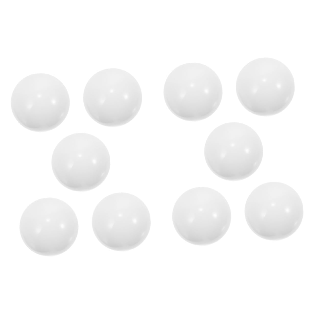 KICHOUSE 10pcs White Wheel Beads for Roulette Game Replacement Beads for Roulette Wheels for Parties Bars and Home Entertainment Stylish and Easy to Use Game Accessory