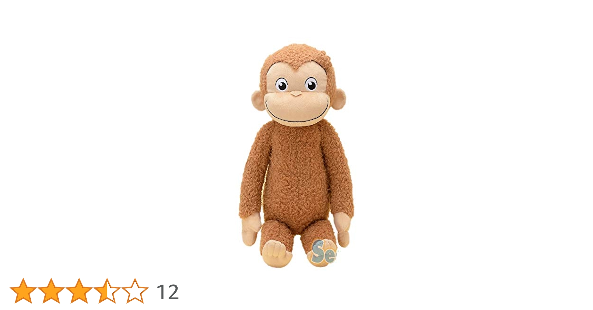 おさるのジョージ ギガジャンボぬいぐるみ Amazon.co.jp: セガ おさるのジョージ ギガジャンボふわふわ
