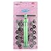 VORCOOL Clay Extruder Clay Gun Tool with 20 Discs (Green)
