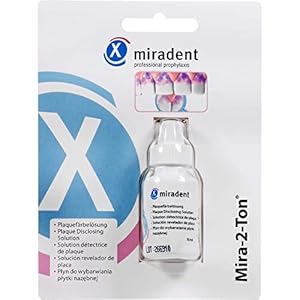 miradent Mira-2-Ton® Lösung 10 ml | zum Einfärben als Plaquetest vor dem Zähneputzen | bewährt | zuverlässig | motivierend | Einfache Anwendung | Erythrosin- und glutenfrei