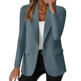 Tissu confortable – Fabriqué à partir de matériaux de haute qualité, ce blazer pour femmes est respirant, léger, évite les volumes trop importants pour une coupe élégante et est légèrement extensible pour un confort tout au long de la journée.