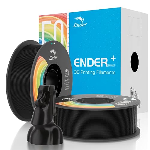 Creality 3D Printer Filament, PLA Plus Filament 1.75mm, PLA Pro Black 2-Spool,...