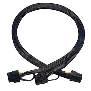 LilyJudy 10 Pin To Dual Pci-E 8 Pin(6+2) Power Supply Cable for Dl580 Dl585 Dl980 G7 Server 23.5-In(60Cm)