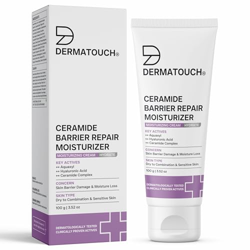 Image of DERMATOUCH Ceramide Barrier Repair Moisturizer | Deep Hydration & Barrier Support | Helps Reduce Moisture Loss | 100g