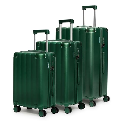 Assembly Iris Trolley Bag Set of 3 20, 24, 28 Inch (55, 65 & 75 c...