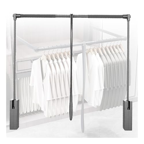 Tringle de placard relevable pour organiser le dressing familial sans effort - 2