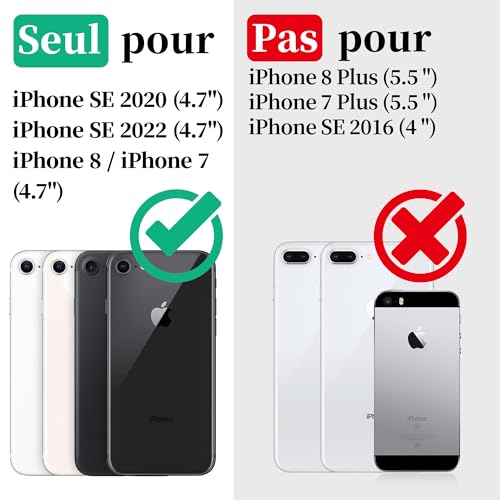 Coque iPhone 7 incassable double chantier contre chutes et eau