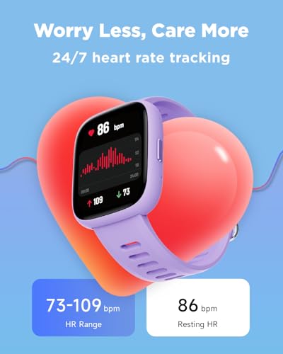 BIGGERFIVE-Smart-Watch-for-Kids-18-Fitness-Tracker-Watch-Pedometer-Heart-Rate-IP68-Waterproof-Sleep-Monitor-Calorie-Step-Counter-5-Puzzle-Games-withWithout-APP-for-Girls-Teens-5-16