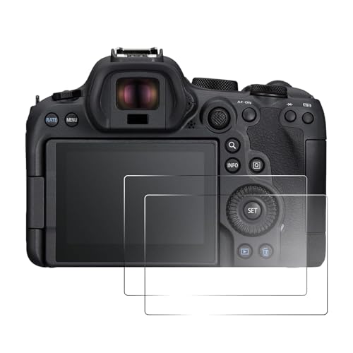 2���Z�b�g �X�N���[���v���e�N�^�[ �݊� Canon EOS R6 EOS R6 II EOS R7 �Ή� 9H�d�x �����K���X �t���ی�t�B���� �f�W�^���J���� �A�N�Z�T���[ ���h�~ �w��h�~