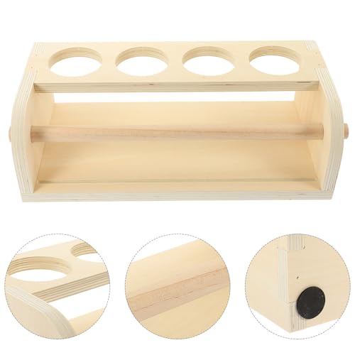 Soporte de madera para rollo de papel ideal para escritorios infantiles 7