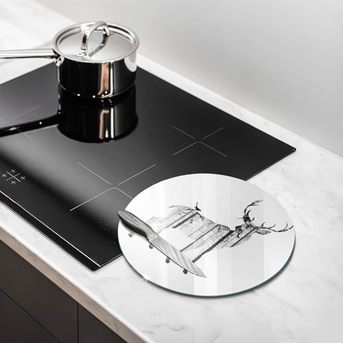 Planche à découper induction 30cm Wallfluent accessoire de cuisine forêt