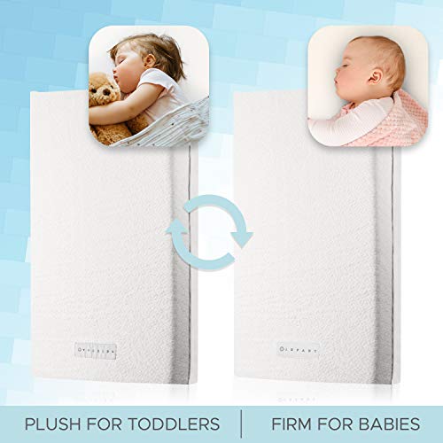 image for Modera Organic Cotton Dual-Sided Crib Mattress | 2-Stage Premium Memor